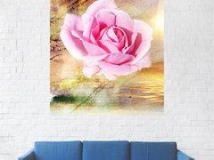 Tablou canvas, trandafir roz